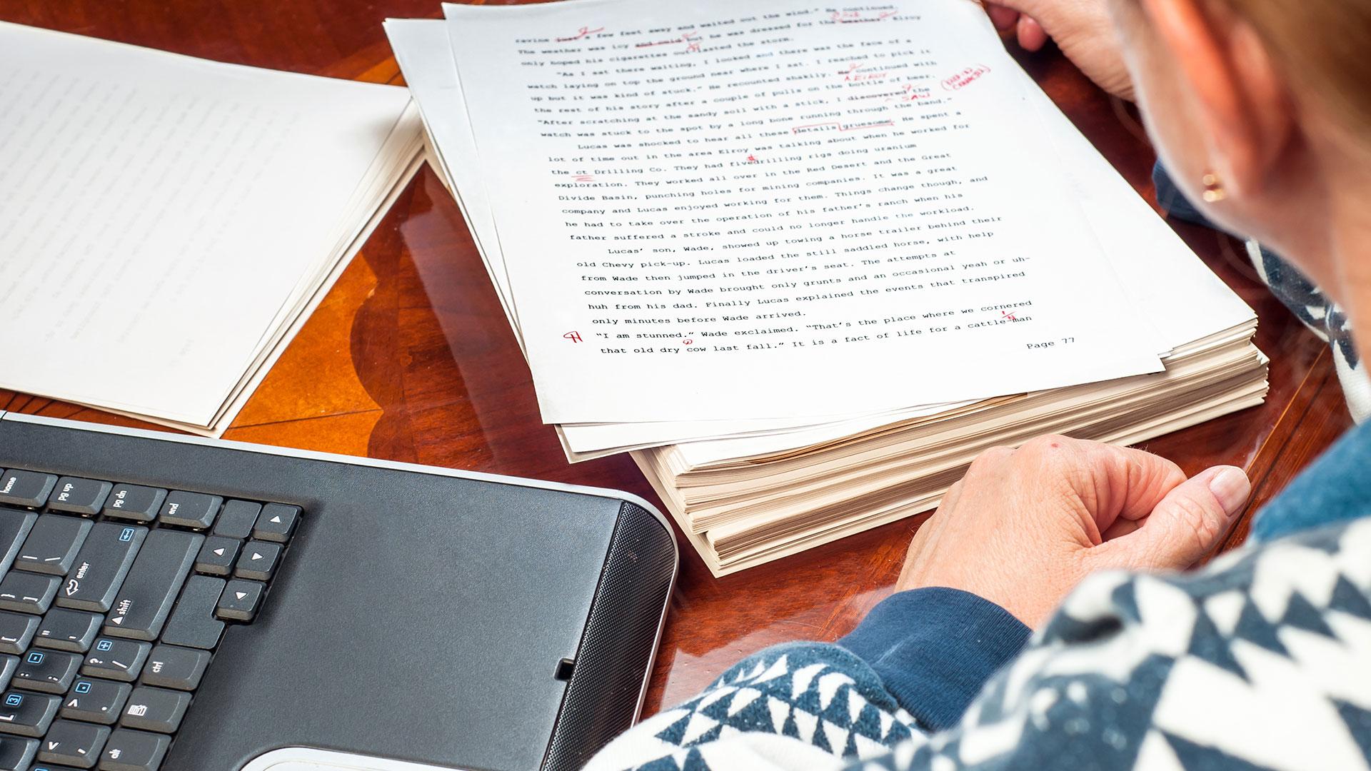 Reader sharing honest feedback on a book