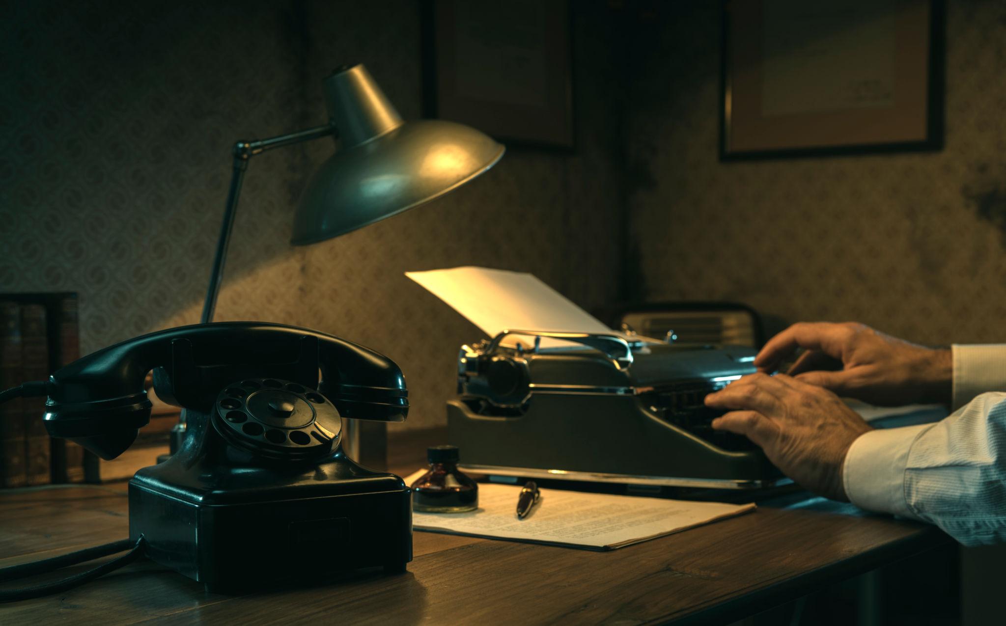 Mystery Writers at work