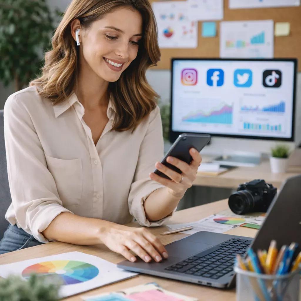 Social Media Content Writing at work