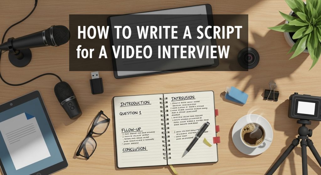 How to Write a Script for a Video Interview