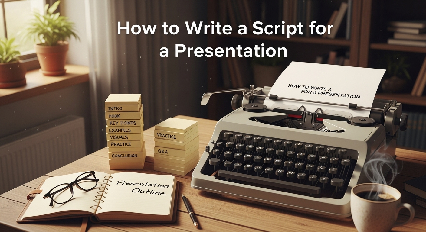 How to Write a Script for a Presentation