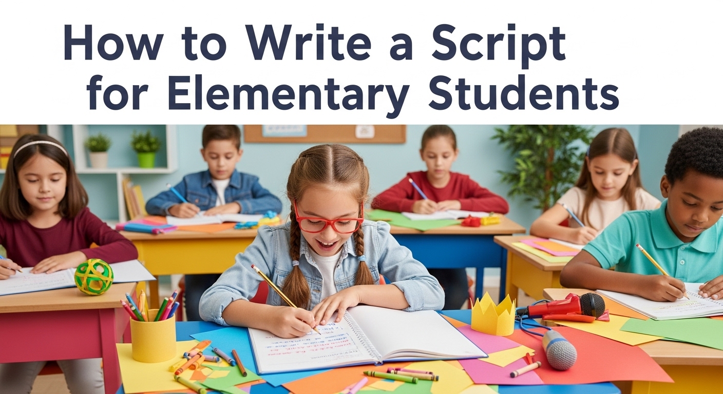How to Write a Script for Elementary Students