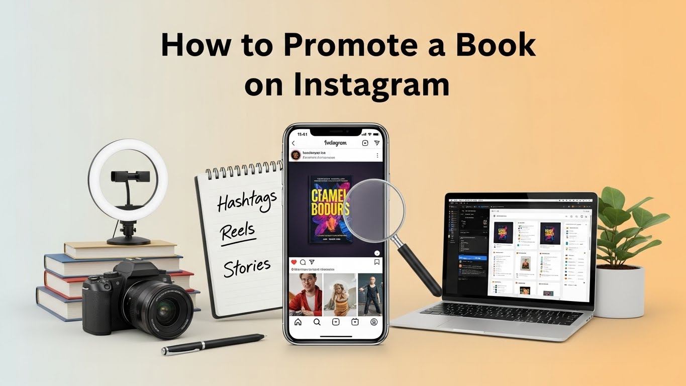 how to promote a book on instagram