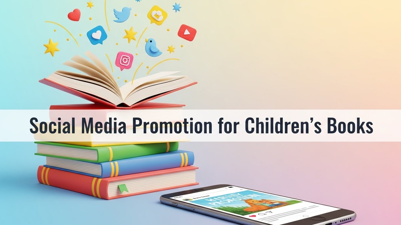 how to promote a children's book on social media