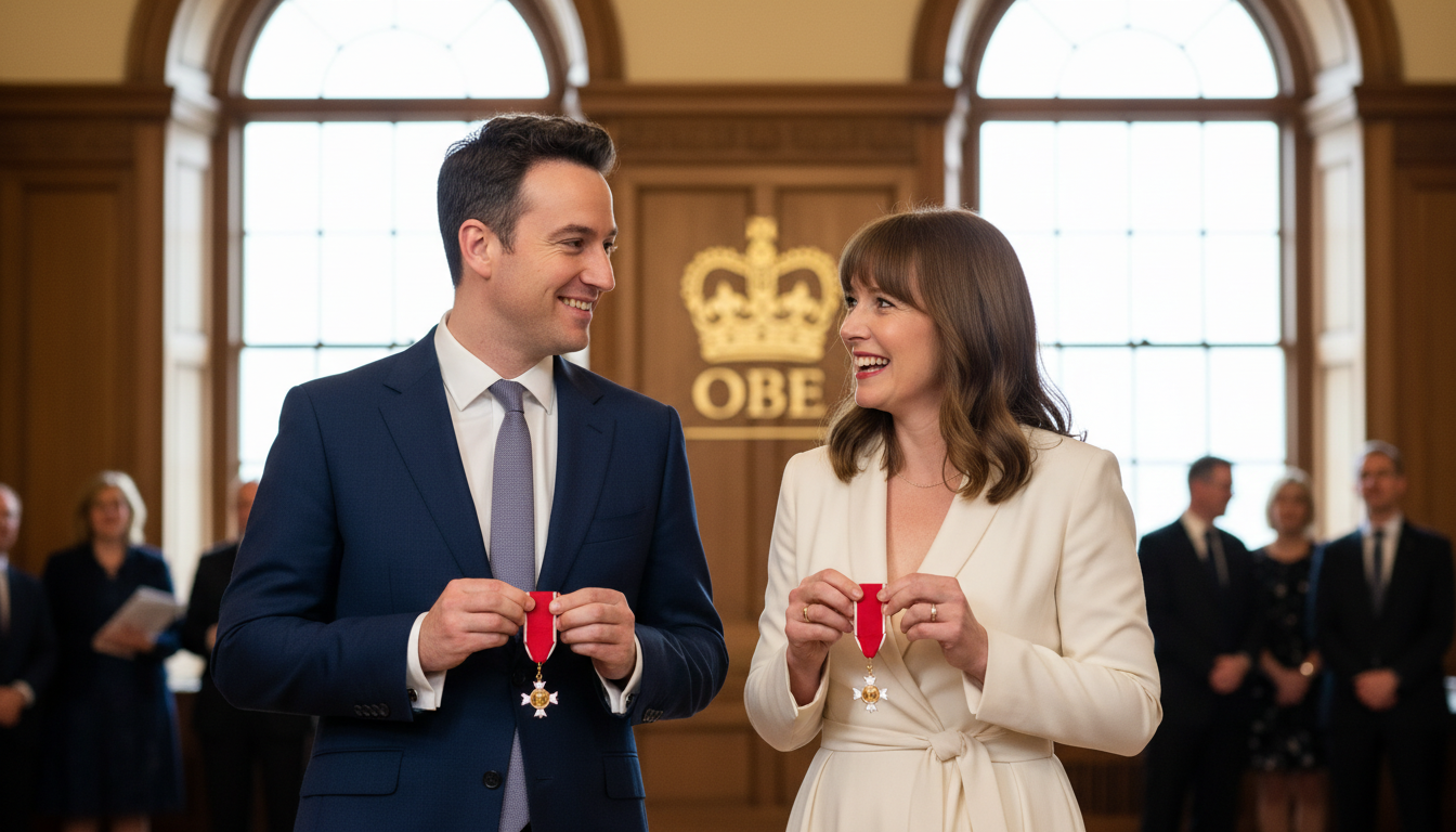 Richard Osman and Joanna Prior Awarded OBEs in 2026 New Year Honours